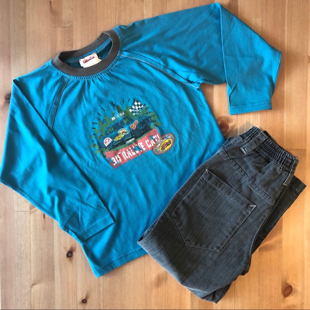 Catimini NWOT Long-Sleeve Shirt and Pant set